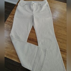 CHICOS PLATINUM DENIM Ultimate Fit Flare  Jeans Size 2